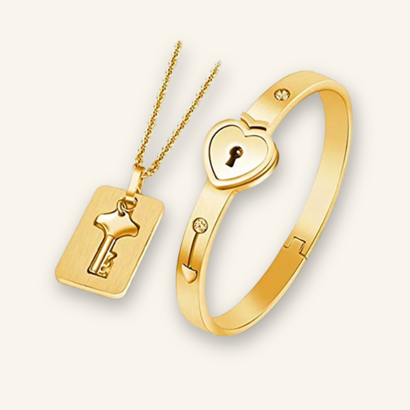 Heart-Shaped Key Couple Bracelets – Perfect Gift for Lovers