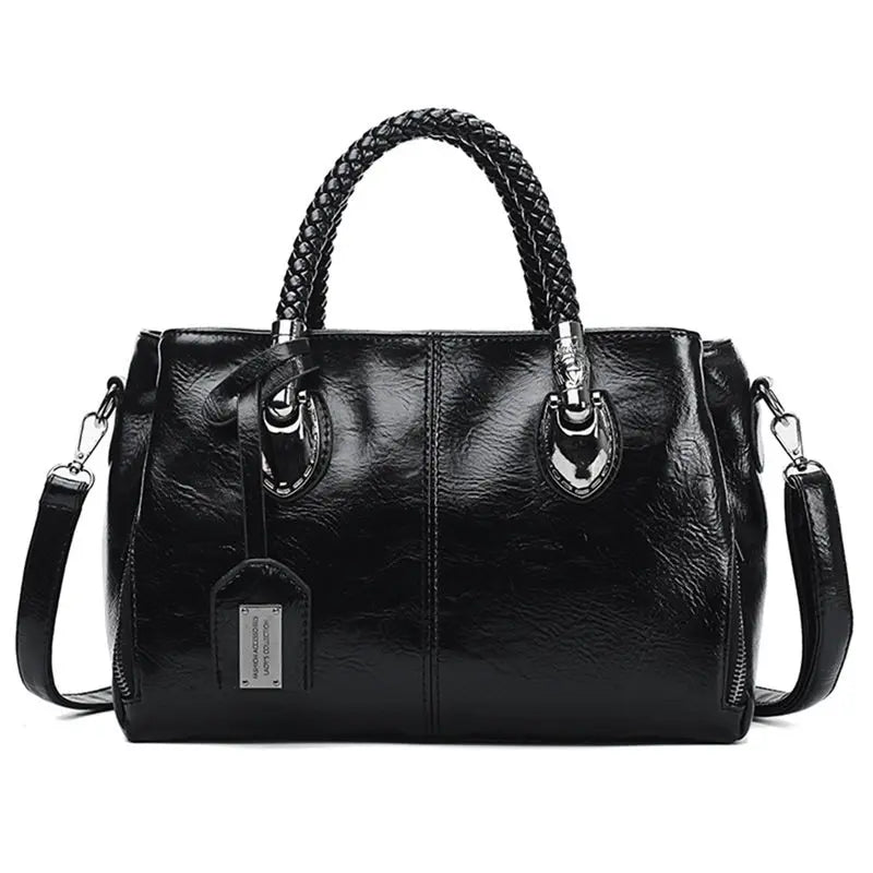 Premium Large Leather Tote – Ideal for Daily Use & Versatility