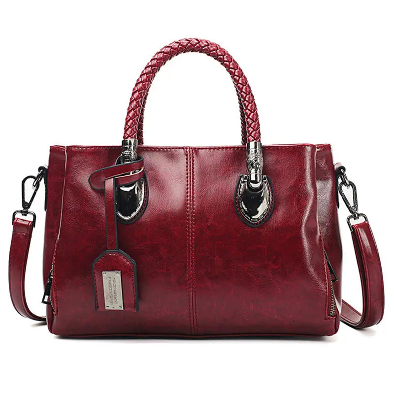 Premium Large Leather Tote – Ideal for Daily Use & Versatility